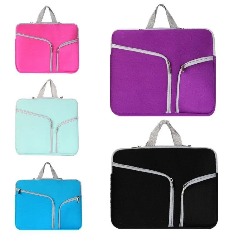 14 Inch Multi-Pocket Laptop Liner Bag For Diving Material
