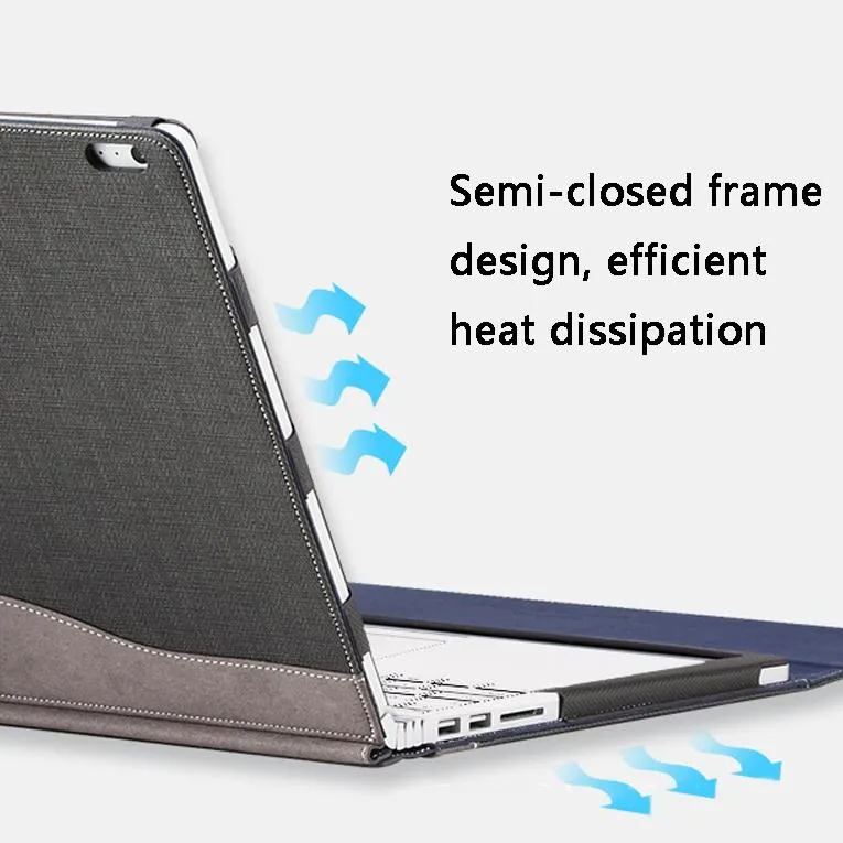 15-inch Protective Sleeve for Microsoft Surface Book 2 in Pu Leather