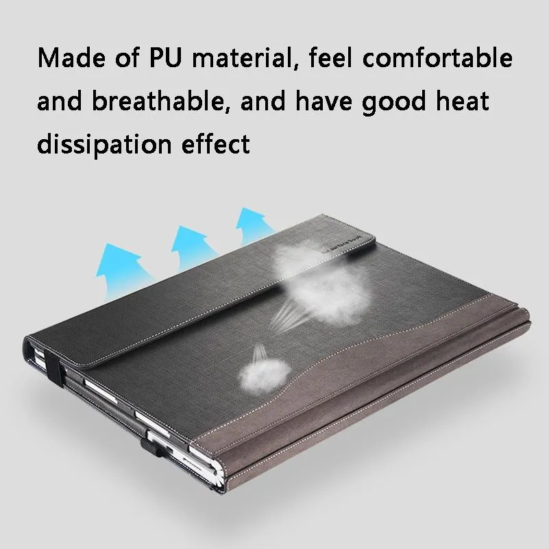 15-inch Protective Sleeve for Microsoft Surface Book 2 in Pu Leather