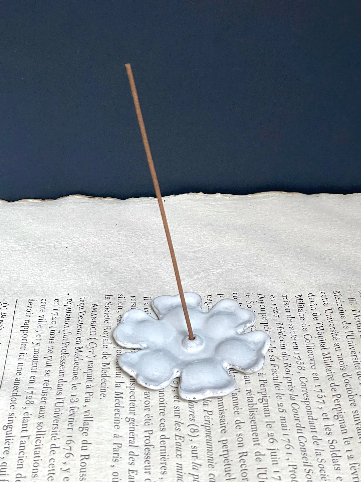 Astier de Villatte Double Chance Clover Incense Holder - RETIRED