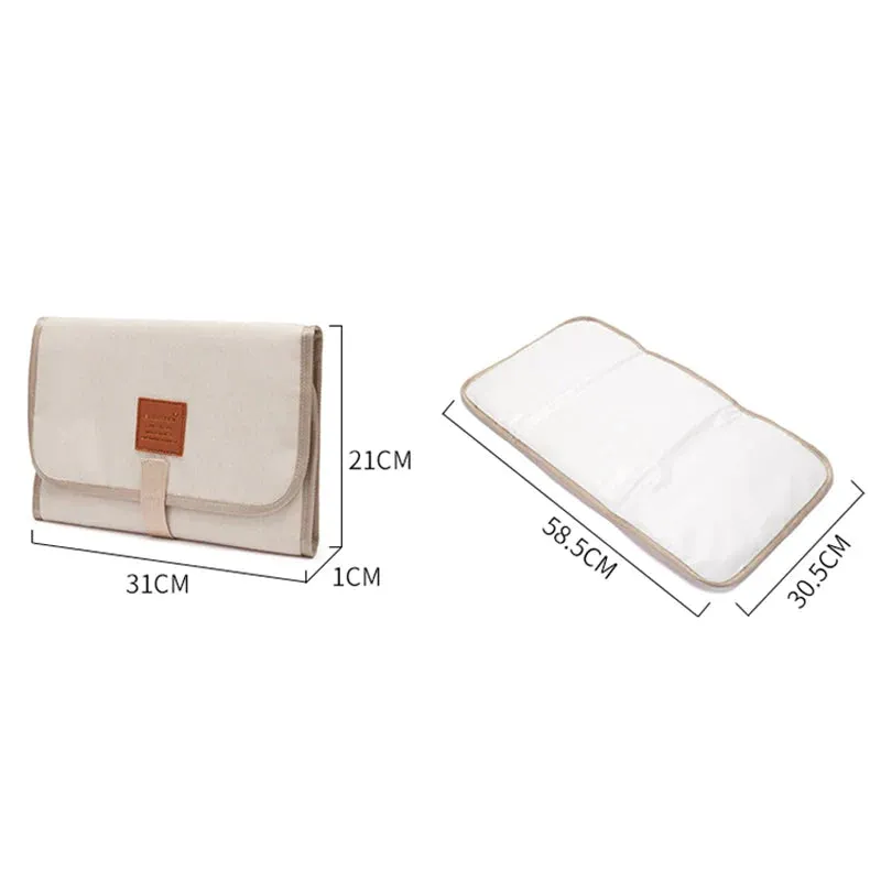 Compact Waterproof Baby Changing Pad - Portable & Durable