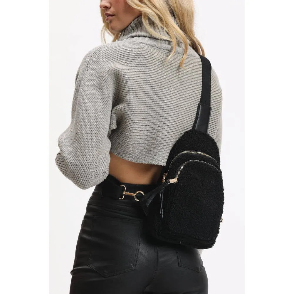 Crossbody Sherpa Sling Bag ONLY 2 LEFT!