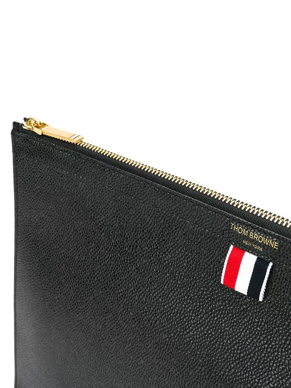 Document Gusset Folio In Pebble