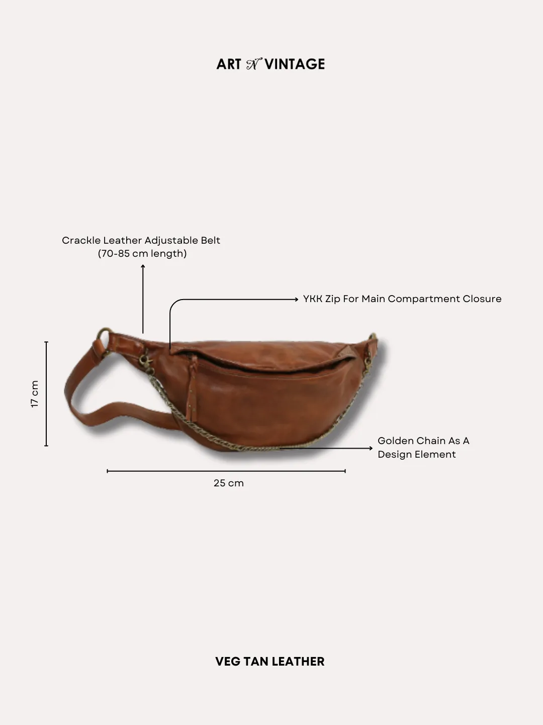 Horizon: Chunky Biker Waist Belt Bag