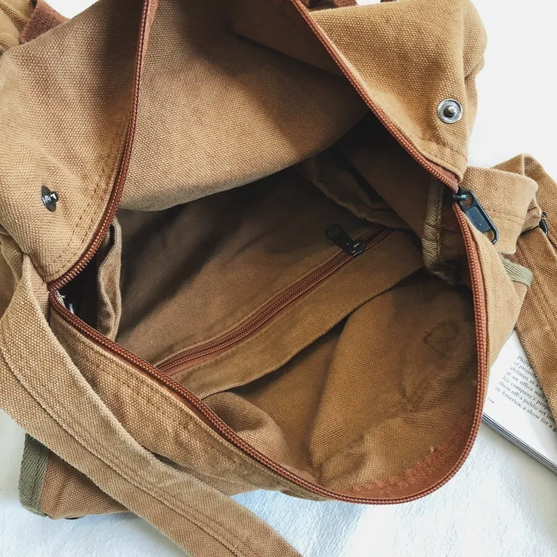 Leisure Artistic Youth Messenger Shoulder Canvas Messenger Bag