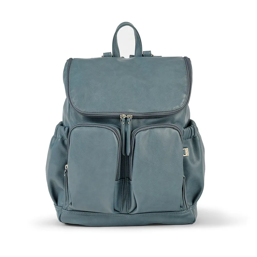 OiOi Nappy Backpack - Stone Blue