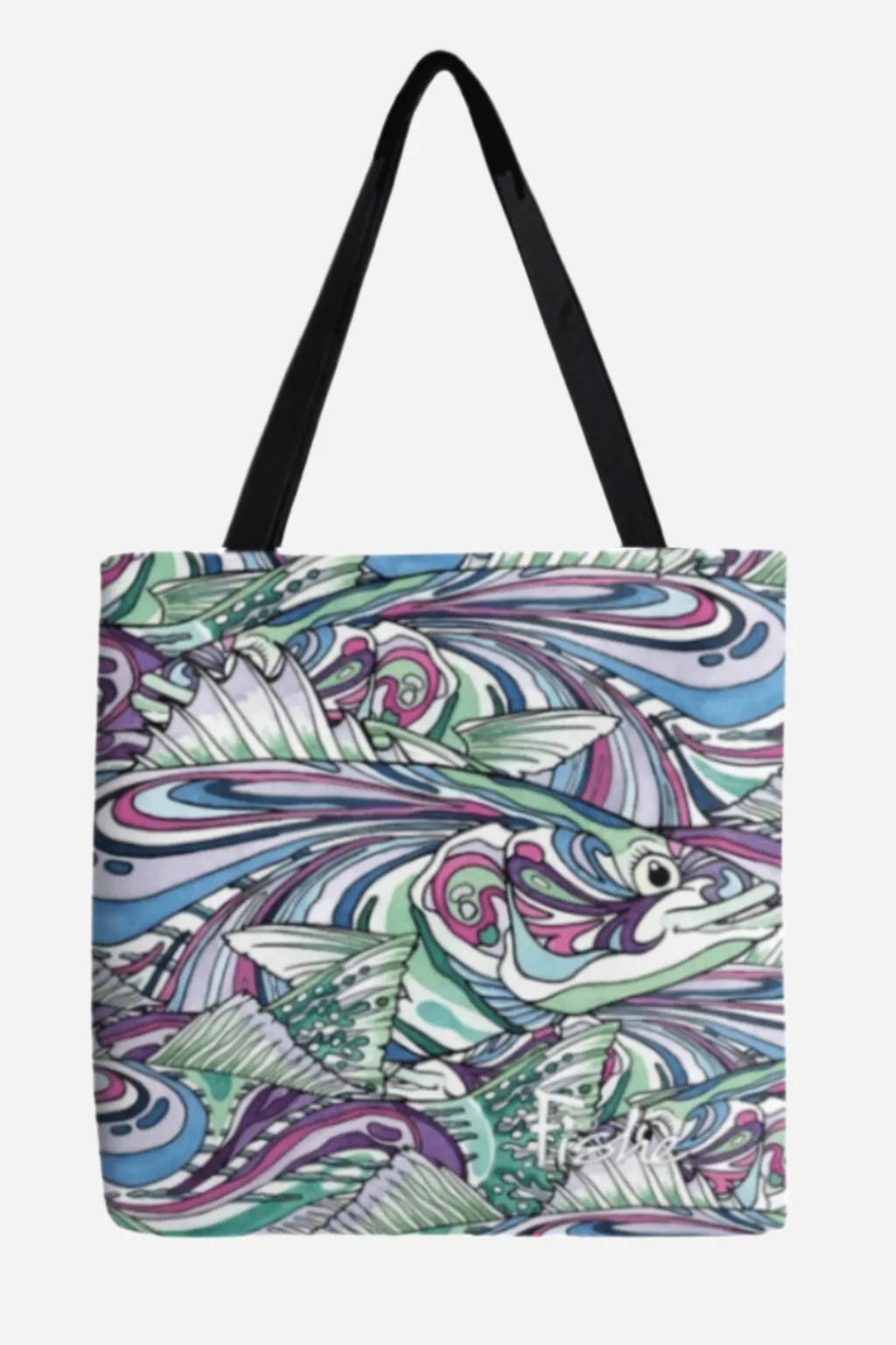 Salty Striper Canvas Tote