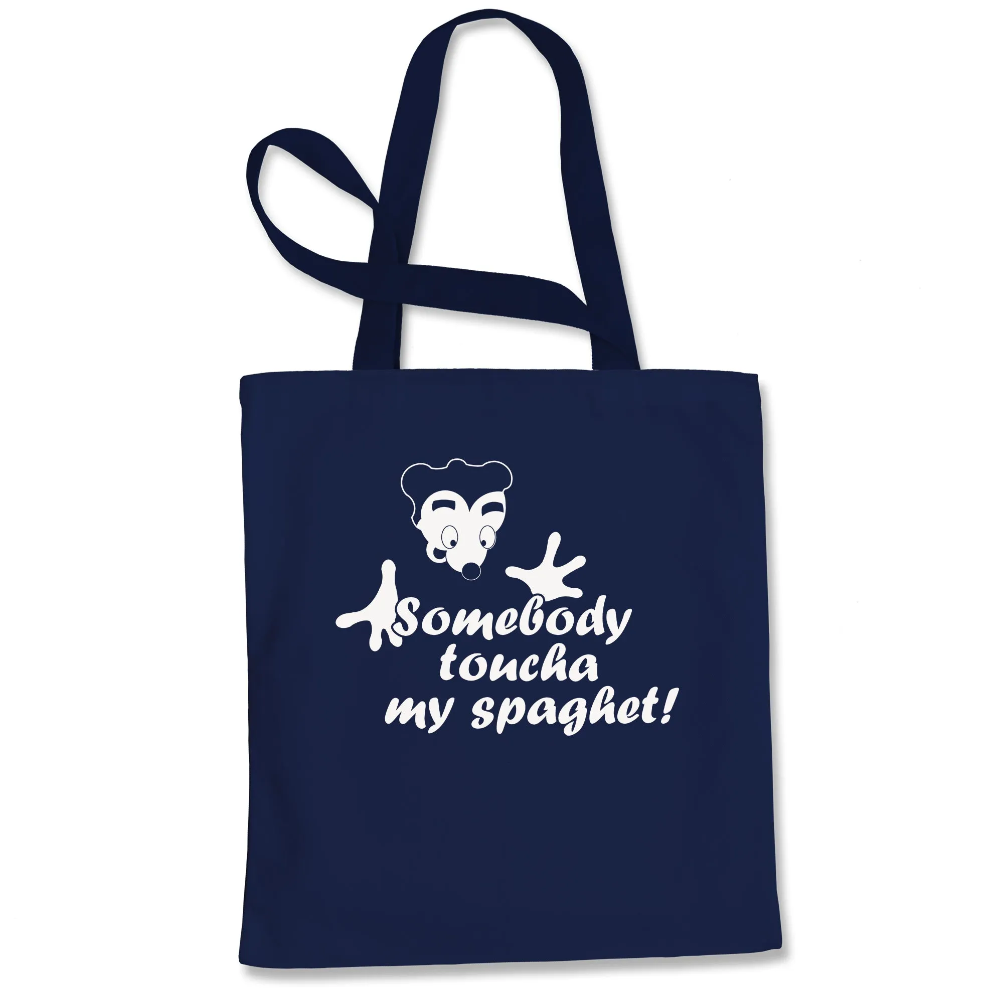 Somebody Toucha My Spaghet Funny Meme Tote Bag