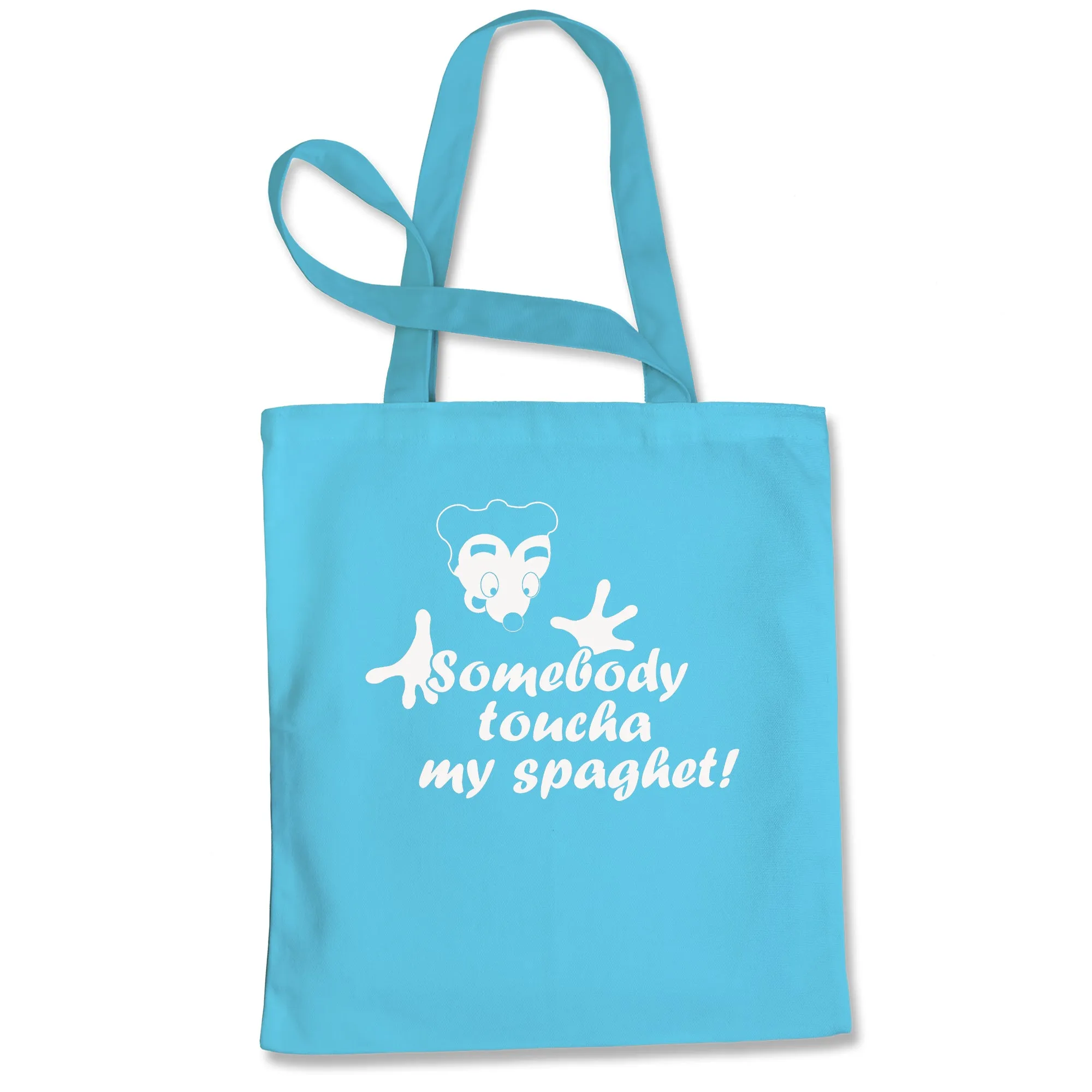 Somebody Toucha My Spaghet Funny Meme Tote Bag