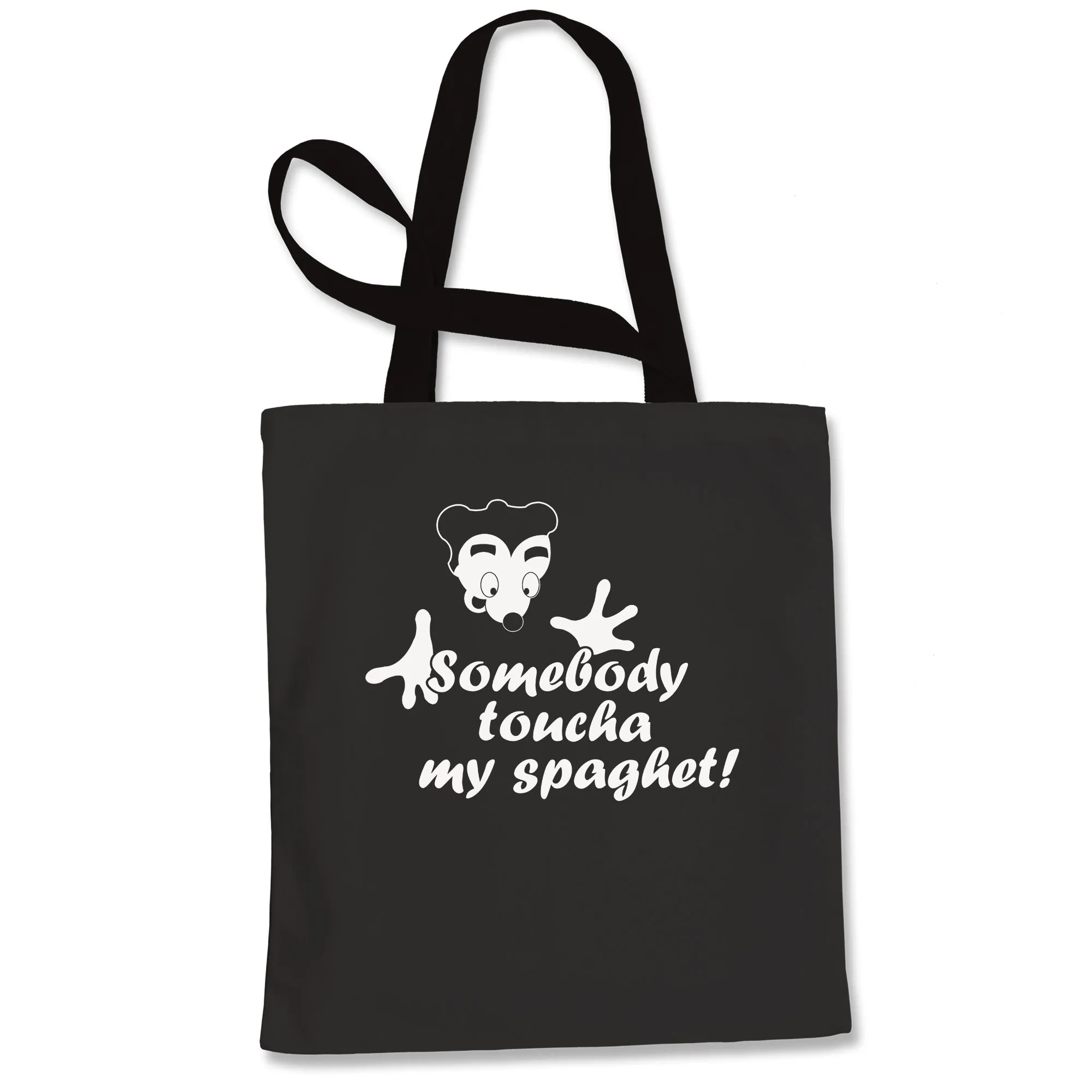 Somebody Toucha My Spaghet Funny Meme Tote Bag