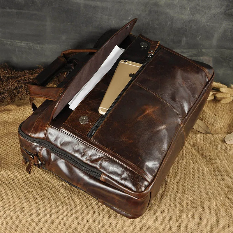 West Louis Antique Design Business Briefcase