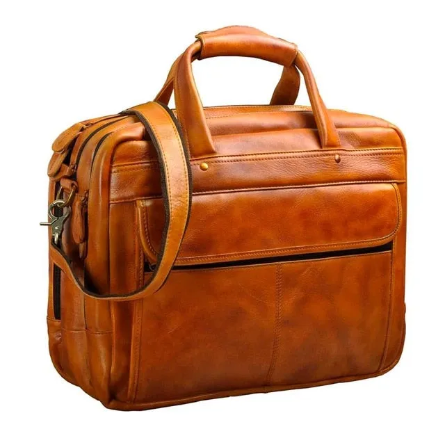 West Louis Antique Design Business Briefcase