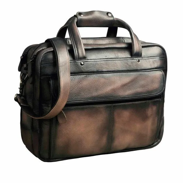 West Louis Antique Design Business Briefcase
