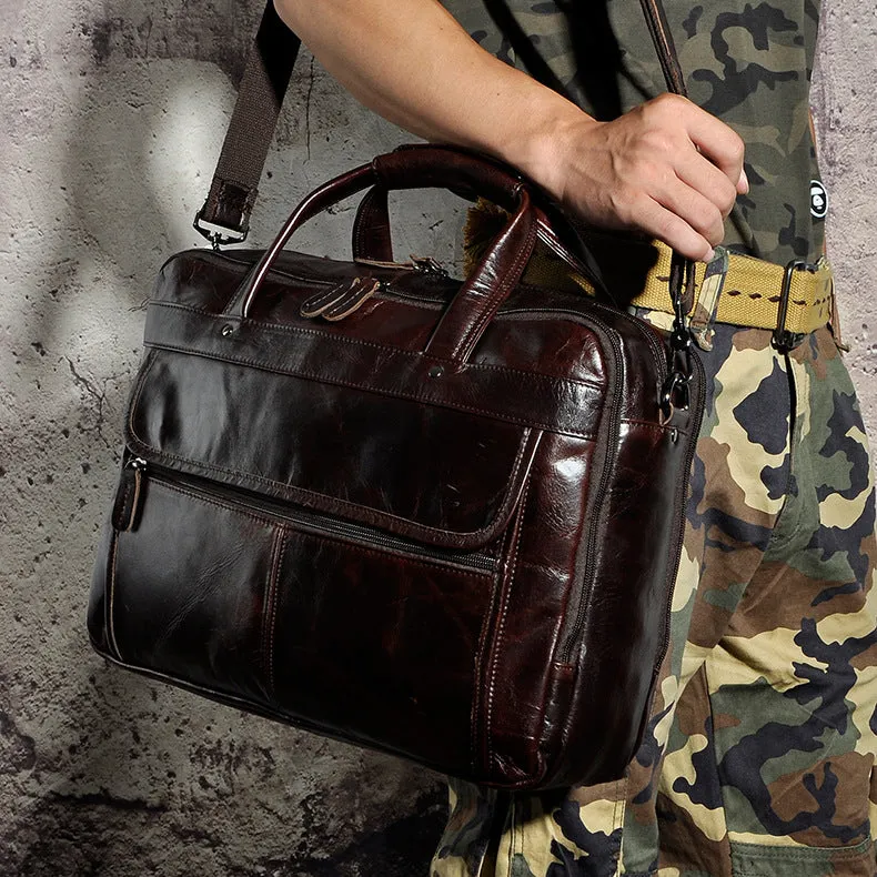West Louis Antique Design Business Briefcase